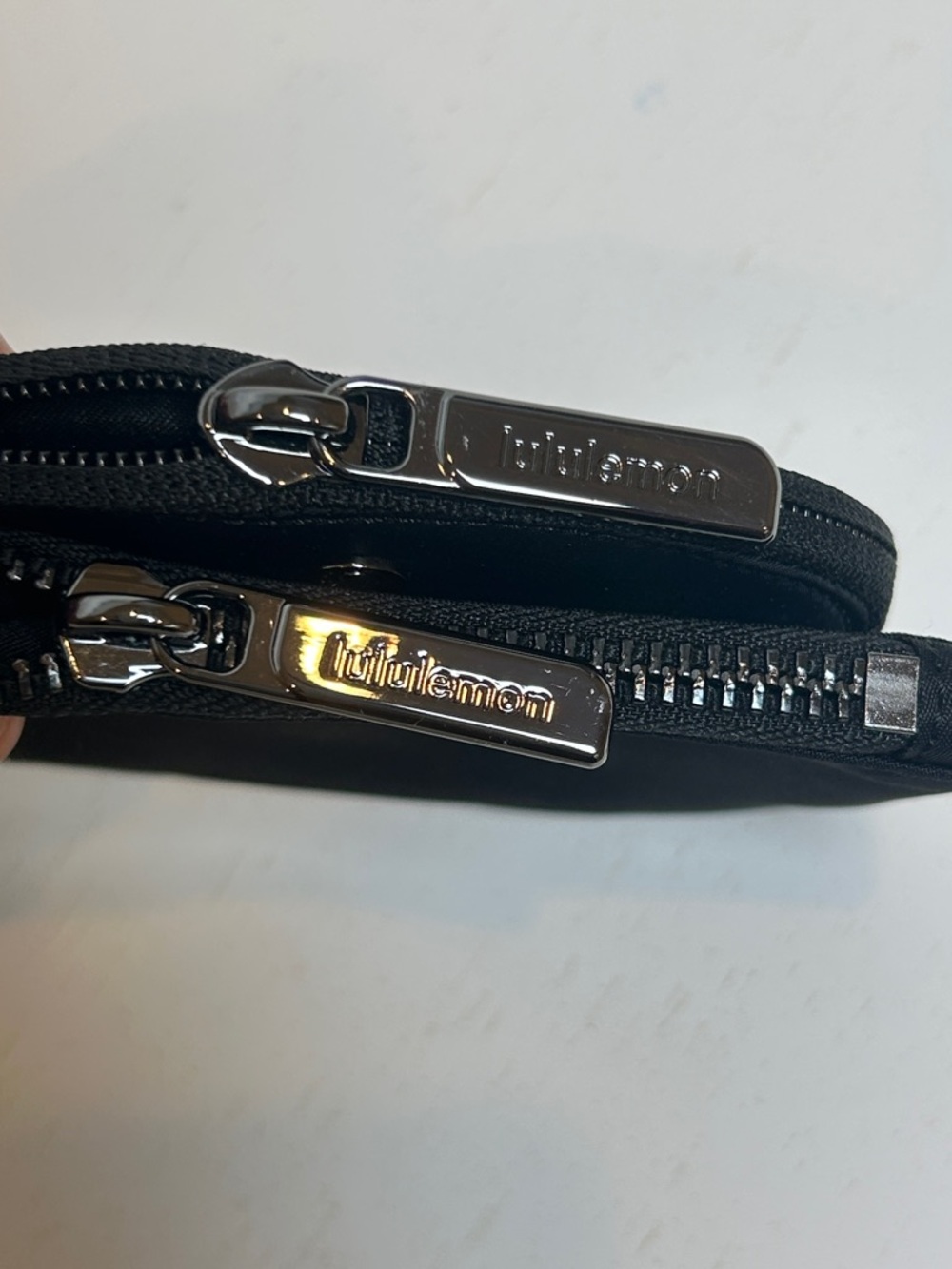 Lululemon Black Dual Pouch Wristlet New Without Tags - Picture 6 of 9